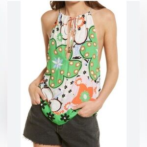 Dare You Floral Free People blouse tank